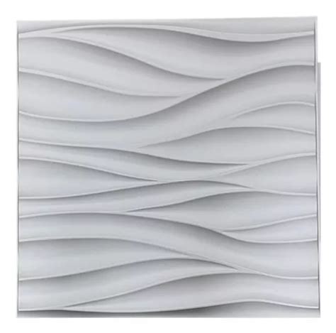 Panel Decorativo D Pvc Pzs M Dise O Ondas Pickone Cuotas Sin