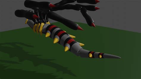 STL file Giratina articulated origin form 🐉・3D printable model to ...