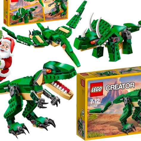 Lego Creator W Dinozaury Trex Pterodaktyl Triceratops Pot Ne