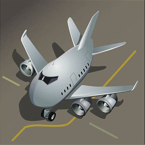 Jumbo Jet Landing Illustrations Royalty Free Vector Graphics And Clip Art Istock