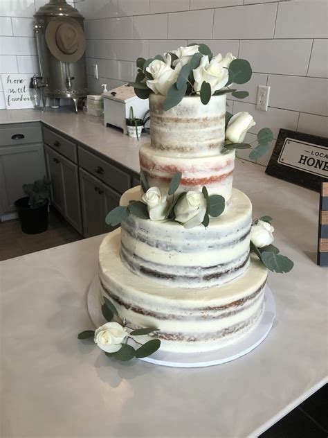 Elegant Semi Naked Cake Artfully Delicious