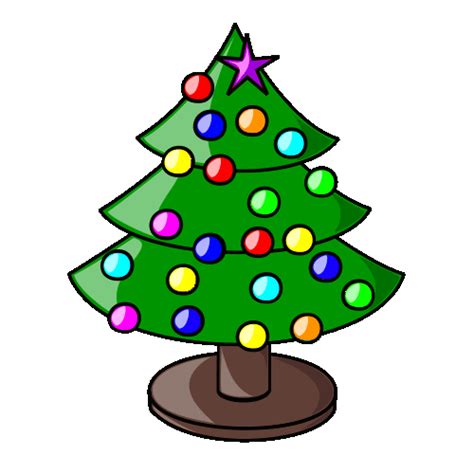 Christmas Tree And Xmas Decoration Animations Animated Christmas Tree