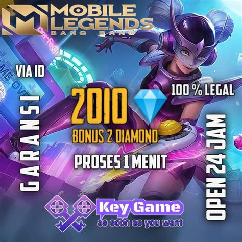 Beli Top Up 2010 Diamonds Mobile Legends Terlengkap Dan Termurah Maret