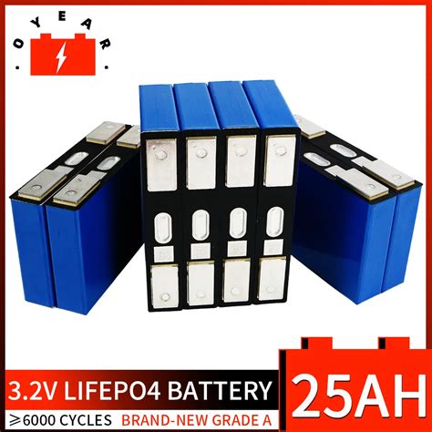 Batterie Solaire Rechargeable Lifepo4 3 2V 25ah Lithium Fer