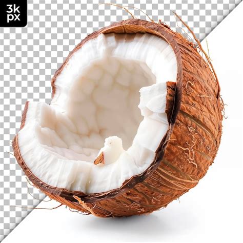 Premium PSD A Coconut Isolated On Transparent Background