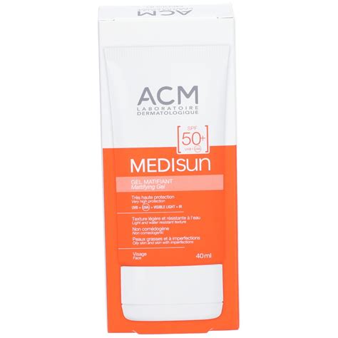 Acm M Disun Gel Matifiant Spf Ml Redcare Pharmacie