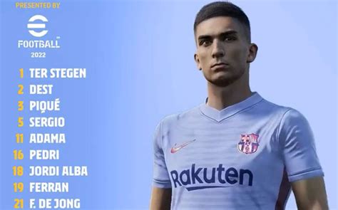 Efootball 2022 Konami Ha Mostrato In Una Sponsorizzazione Ufficiale