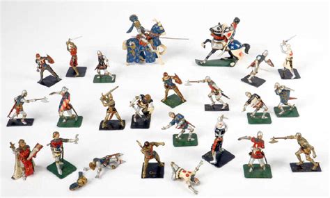 (24 PCS) RICHARD COURTENAY MEDIEVAL TOY SOLDIERS