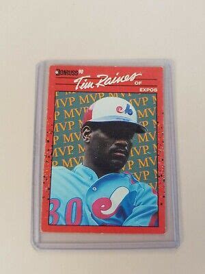 1990 DONRUSS BASEBALL BONUS MVP S TIM RAINES BC 7 MONTREAL EXPOS EBay