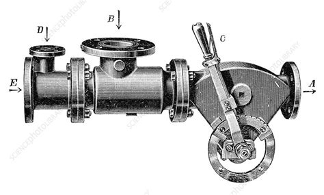 Steam Engine Condenser 19th Century Stock Image C0229087