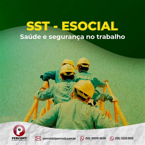 Sst Esocial Sa De E Seguran A No Trabalho Percont