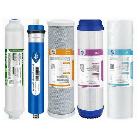 5 Pc Ro Water Filter Replacement Set 5 Stage