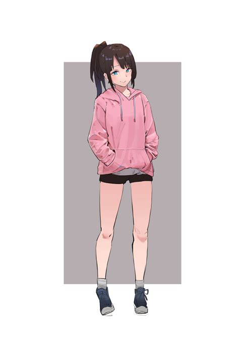 The Big Imageboard Tbib Absurdres Bad Id Bad Pixiv Id Black Footwear Black Shorts Closed