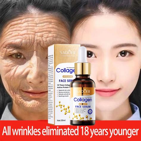 Sadoer Collagen Face Serum Ml Effective Remove Dark Spots Face