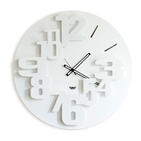 Arti E Mestieri Big Perseo Wall Clock Made In ItalyAluminum Wall