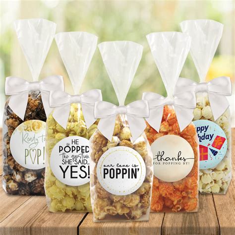 Popcorn Party Favor Bags For Baby Showers, Weddings & More