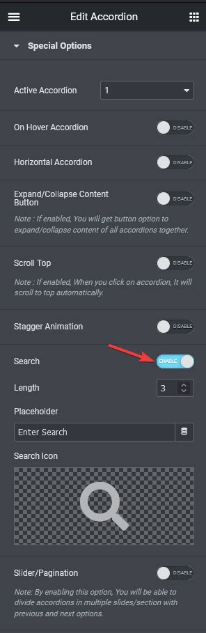 How To Add A Search Bar To Accordion In Elementor The Plus Addons