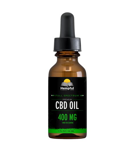 Hemp Full Spectrum Cbd Oil 400mg Hempful Farms