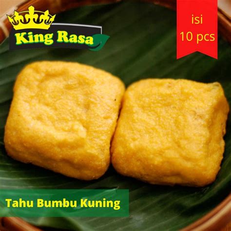 Jual Tahu Bumbu Kuning Ungkep Siap Goreng Frozen Food Isi Pcs