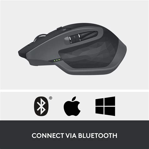 Logitech MX Master 2S Bluetooth Wireless Mouse with Hyper-Fast ...