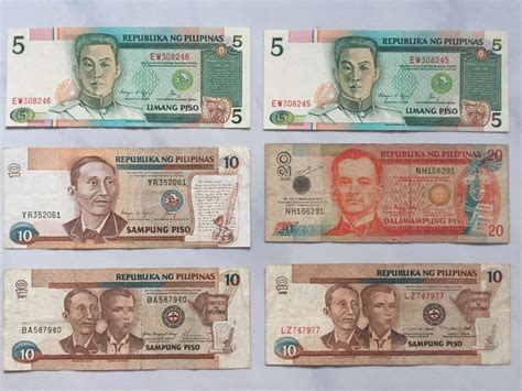 Philippine Currency - New Design/BSP Series | old money, Hobbies & Toys ...