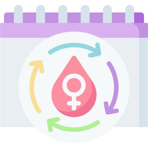 Menstrual Cycle Free Healthcare And Medical Icons