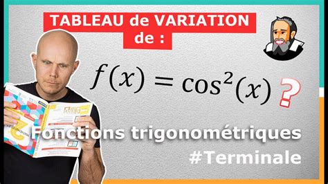 VARIATIONS des Fonctions TRIGO Exercice Corrigé Terminale YouTube