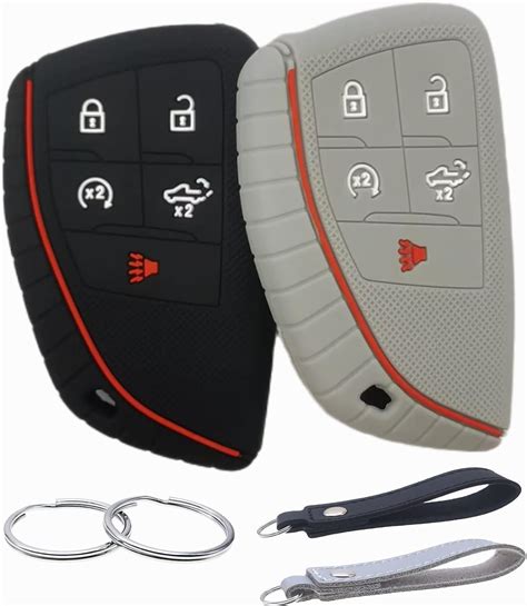 Reprotecting Silicone Rubber Key Fob Cover Compatible With 2022 2023 Chevrolet