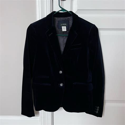 Jcrew Schoolboy Velvet Blazer Gem