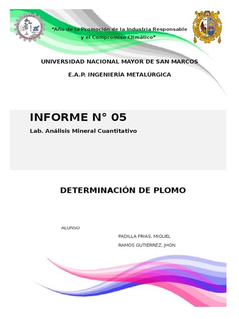 PDF Determinacion Del Plomo DOKUMEN TIPS