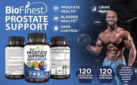 Biofinest Prostate Support For Men Saw Palmetto Lycopene Pumpkin Seed