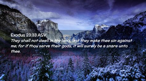 Exodus 23 33 ASV Desktop Wallpaper They Shall Not Dwell In Thy Land