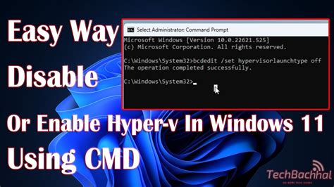 Disable Or Enable Hyper V In Windows Using Cmd How To Enable Disable