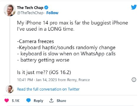 苹果敷衍：ios16推出四个月后仍存大量bug！果粉吐槽想换安卓了 快科技 科技改变未来