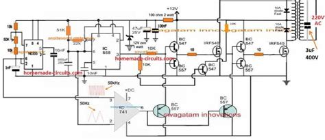 5000 Watt Inverter Circuit Diagram 5000w