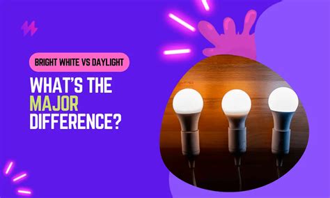 Bright White vs Daylight Lighting - What's the Difference?