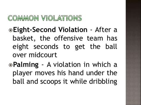 Violations And Fouls In Basketball