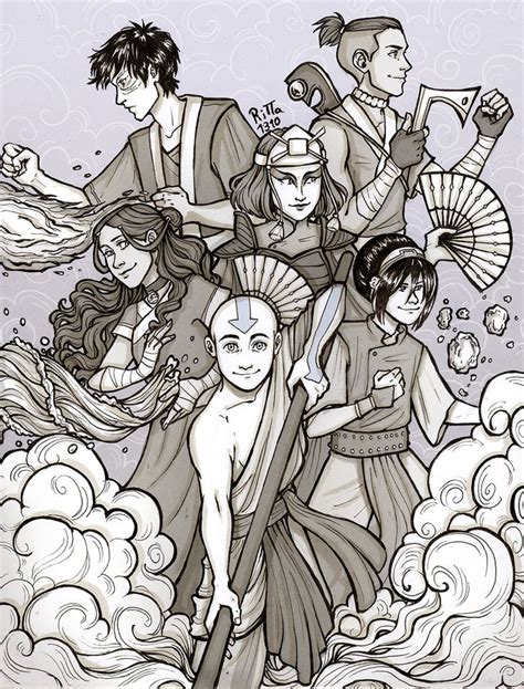 Team Avatar | Avatar the last airbender art, Team avatar, Avatar airbender