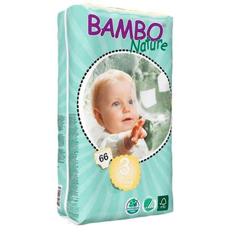 Bambo Nature Fraldas Midi 5 9Kg X66 Kuantokusta