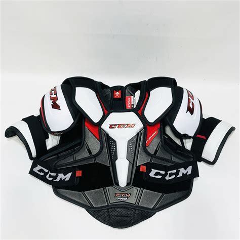 Nhl Pro Stock Ccm Jetspeed Ft Pro Shoulder Pads Large Sidelineswap