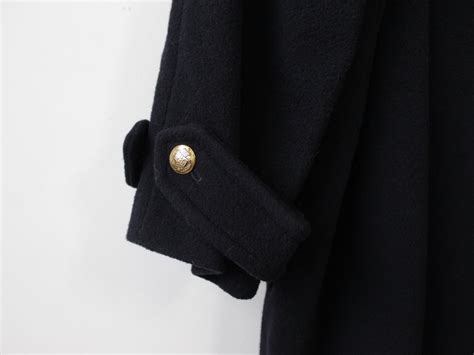 Windsmoor Navy Military Style Wool Cashmere Blend Coat Lila