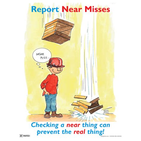 Near Miss Reporting Safety Poster Shop Nbkomputer