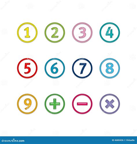 Free Printable Numbers In Circles