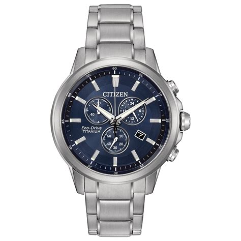 Citizen Mens Eco Drive Titanium Chronograph Watch