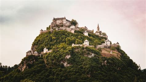 A Beautiful Castle Built On Top Of A Mountain 3840×2160 Hd Wallpapers