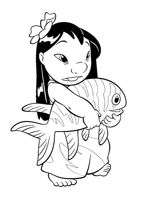 Disney Coloring Pages Lilo And Stitch Lilo Stich Printable Coloring