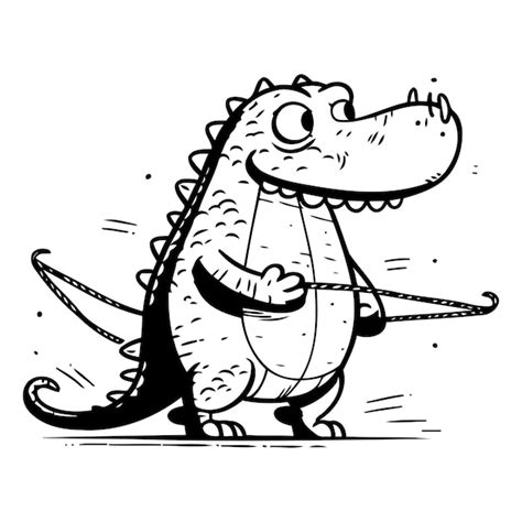 Crocodile Illustration Vectorielle D Un Crocodile De Dessin Anim