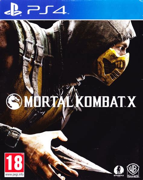 Mortal Kombat X 2015 PlayStation 4 Box Cover Art MobyGames