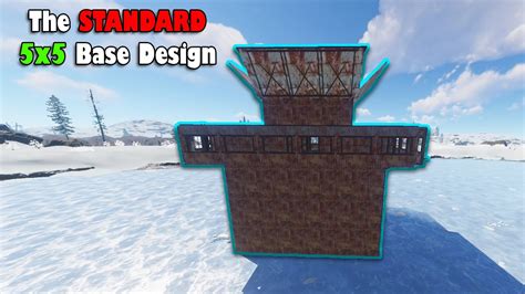 RUST The STANDARD 5x5 Starter Base Design Clan Base Design 2020