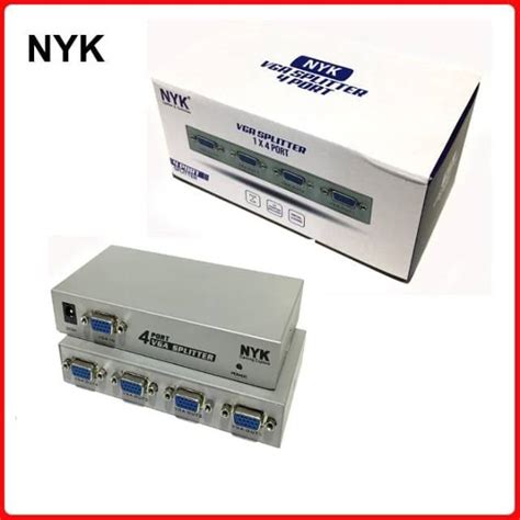 Jual Vga Splitter 4 Port NYK SPLITTER 4PORT 1 4 Shopee Indonesia